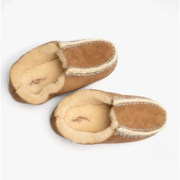 Shepherd BEATRICE Womens Sheepskin Mules Chestnut sold by Shuperb product image thumbnail 5