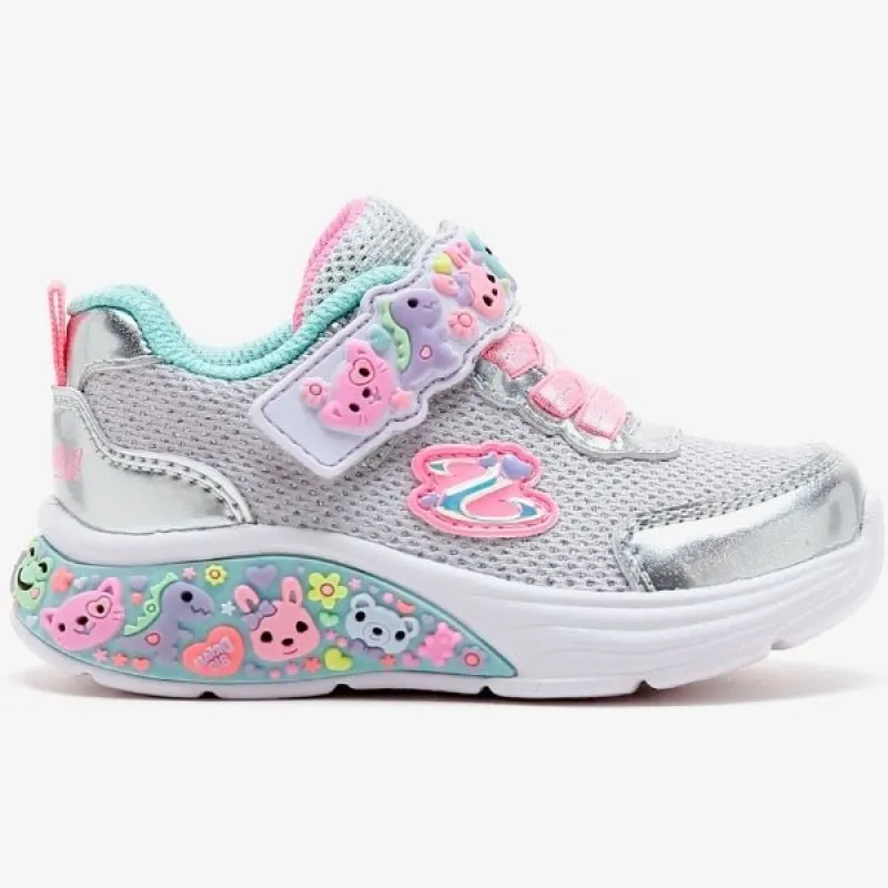 MY DREAMERS Girls Trainers Silver/Multi sold by Shuperb