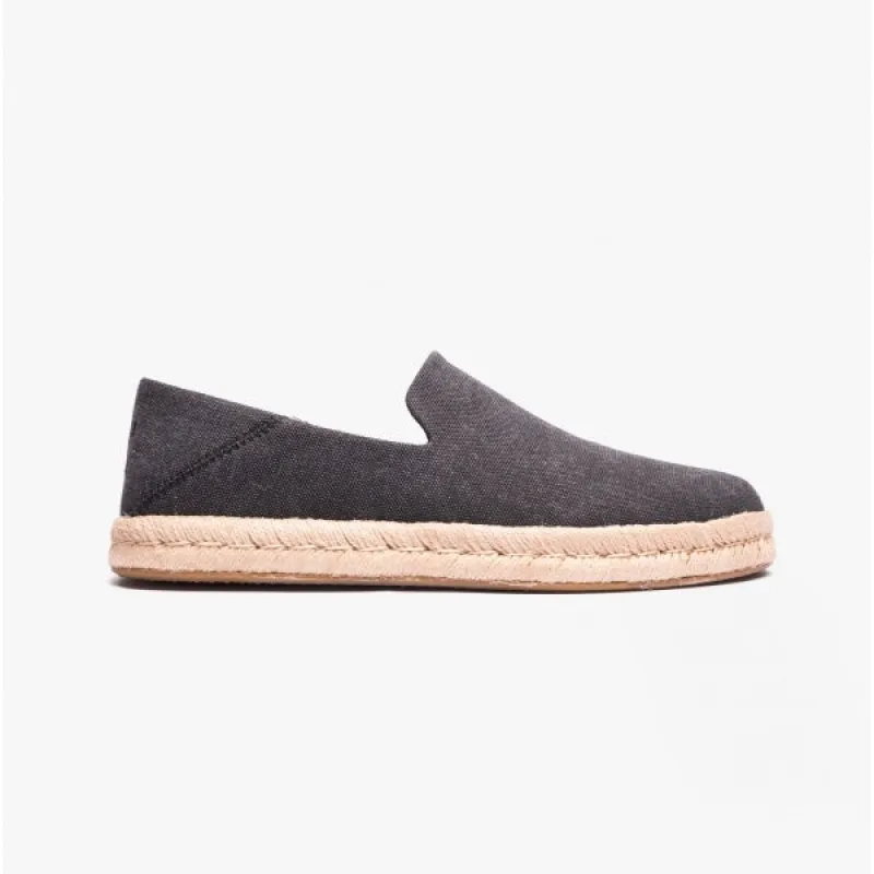 TOMS SANTIAGO Mens Casual Espadrille Black sold by Shuperb
