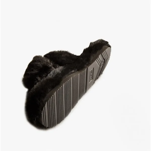 CROSSOVER SLIDER Womens Sandals Black sold by Shuperb product image thumbnail 3