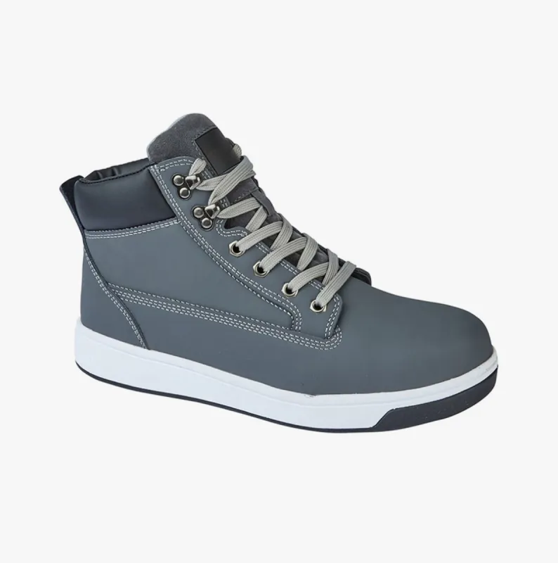 Grafters M057F Mens Safety Boots Grey sold by Shuperb