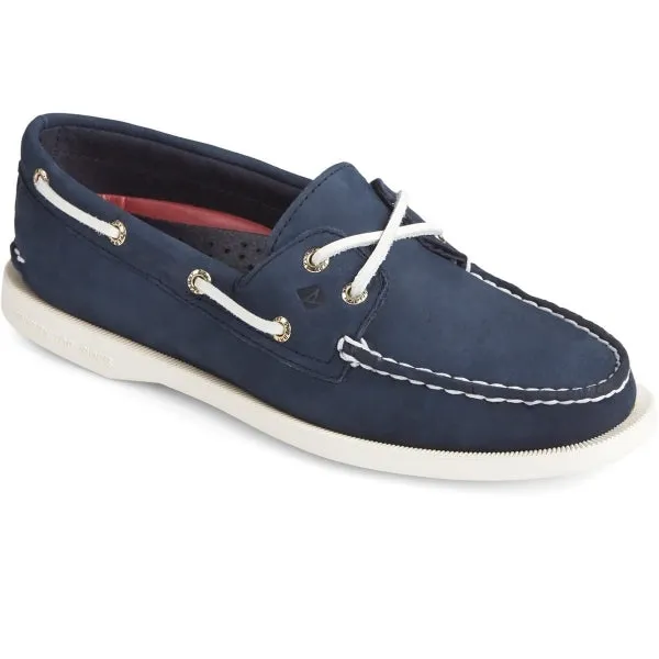 Sperry AUTHENTIC ORIGINAL Womens Leather Boat Shoes Navy sold by Shuperb