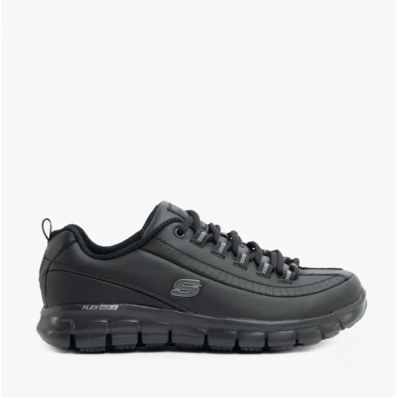 Skechers Work 76550EC SURE TRACK TRICKEL SR Womens Occupational Shoes Black sold by Shuperb