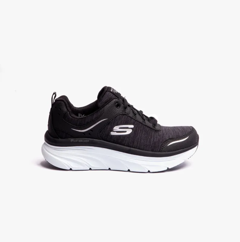Skechers 149336/BKW D'LUX WALKER-COOL GROOVE Womens Trainers Black/White sold by Shuperb