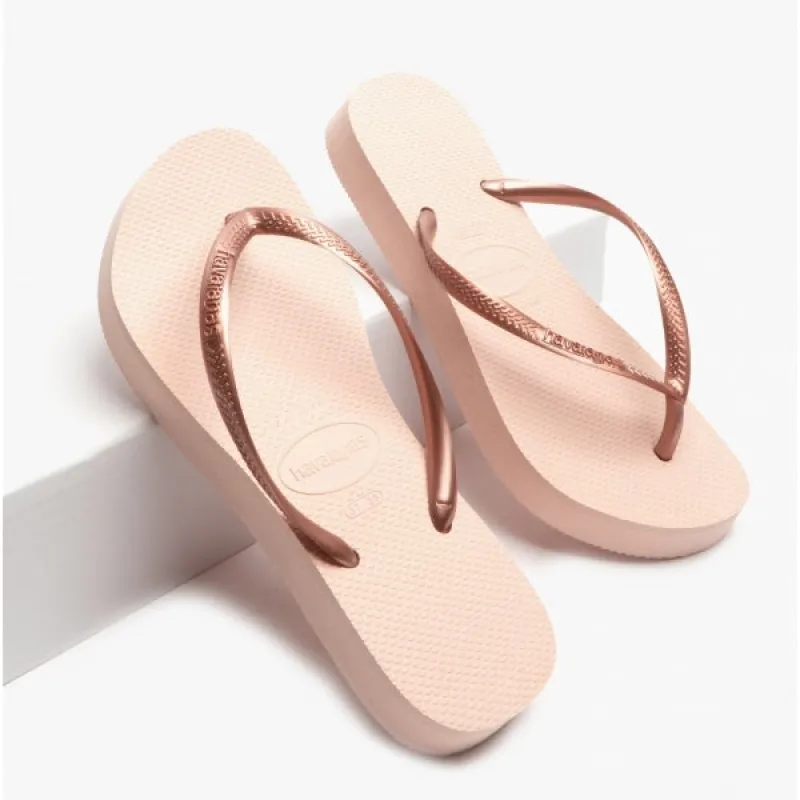 Havaianas HAV SLIM FLATFORM Womens Flip Flops BALLET ROSE sold by Shuperb