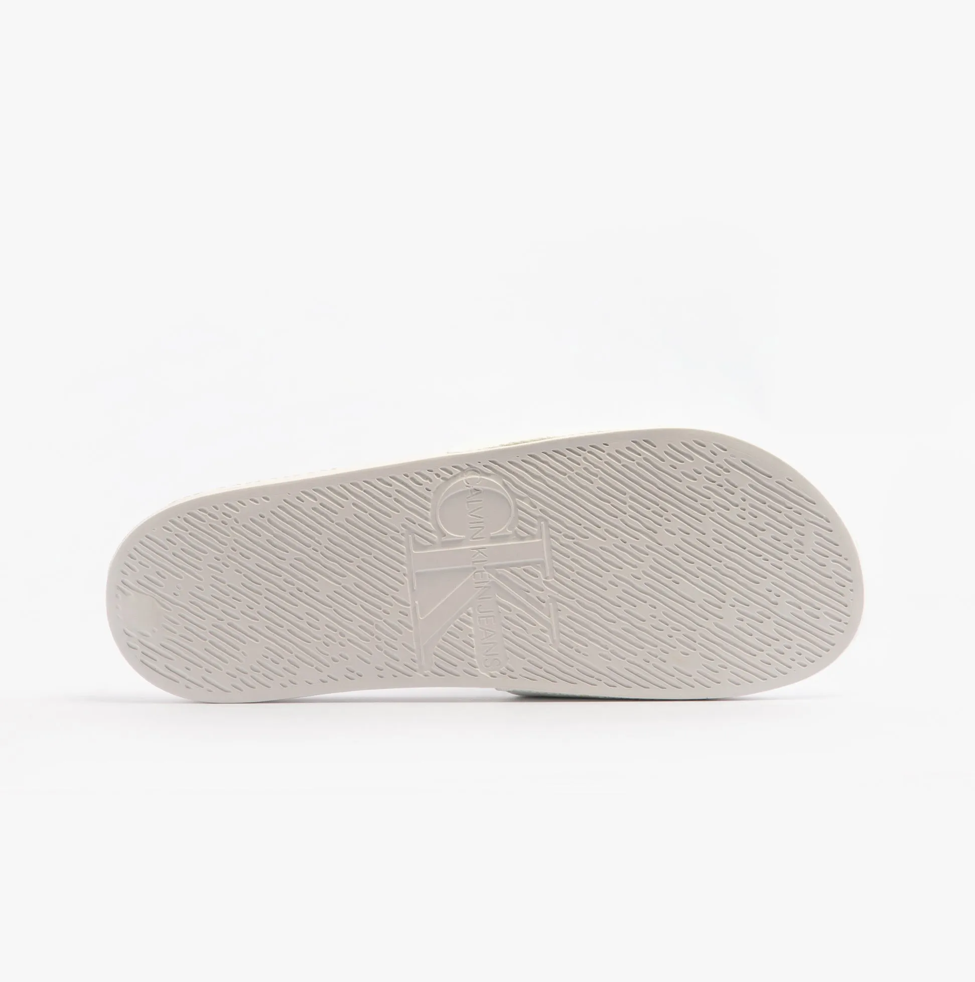 SLIDE MONOGRAM Mens Flip Flops Bright White/Black sold by Shuperb product image thumbnail 2