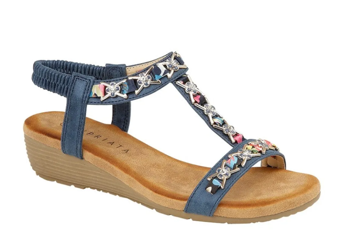 Cipriata LIA Womens Sandals Blue sold by Shuperb