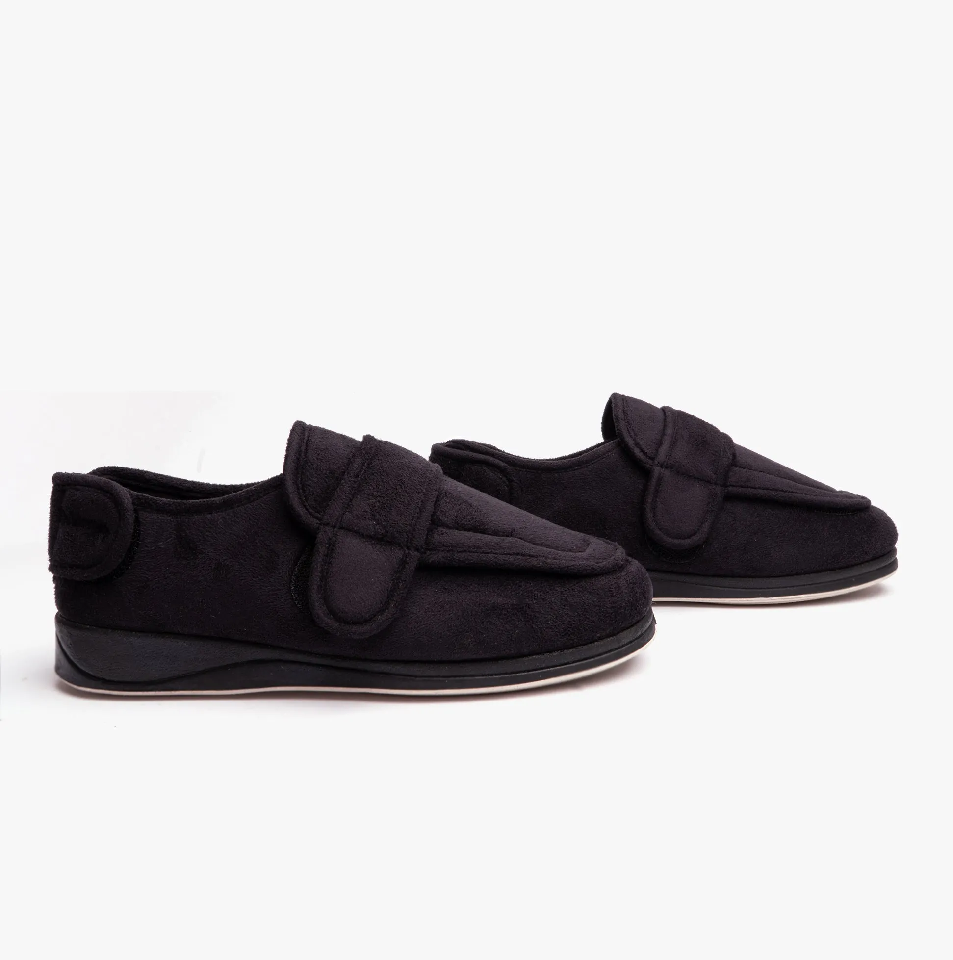 Padders WRAP Mens (G Fit) Easy Access Slippers Black sold by Shuperb product image thumbnail 2