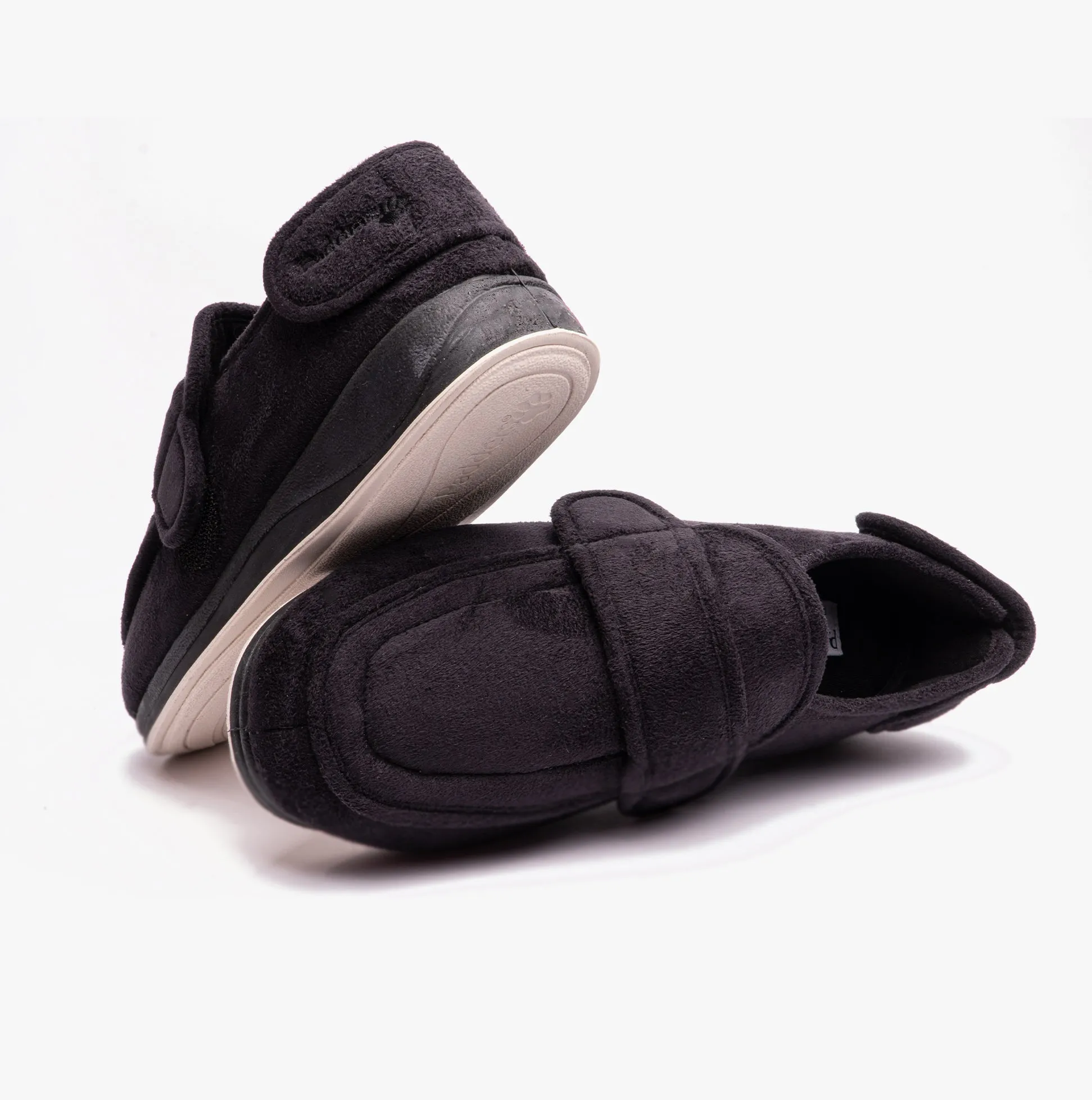 Padders WRAP Mens (G Fit) Easy Access Slippers Black sold by Shuperb product image thumbnail 4