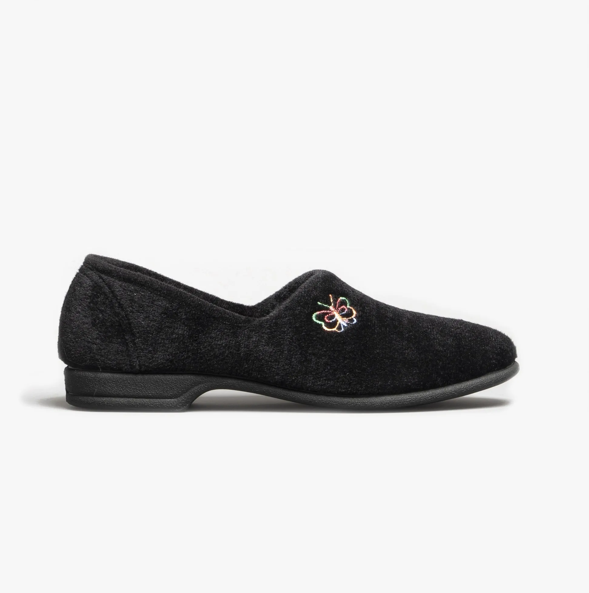 Mirak BOUQUET Womens Slippers Black sold by Shuperb