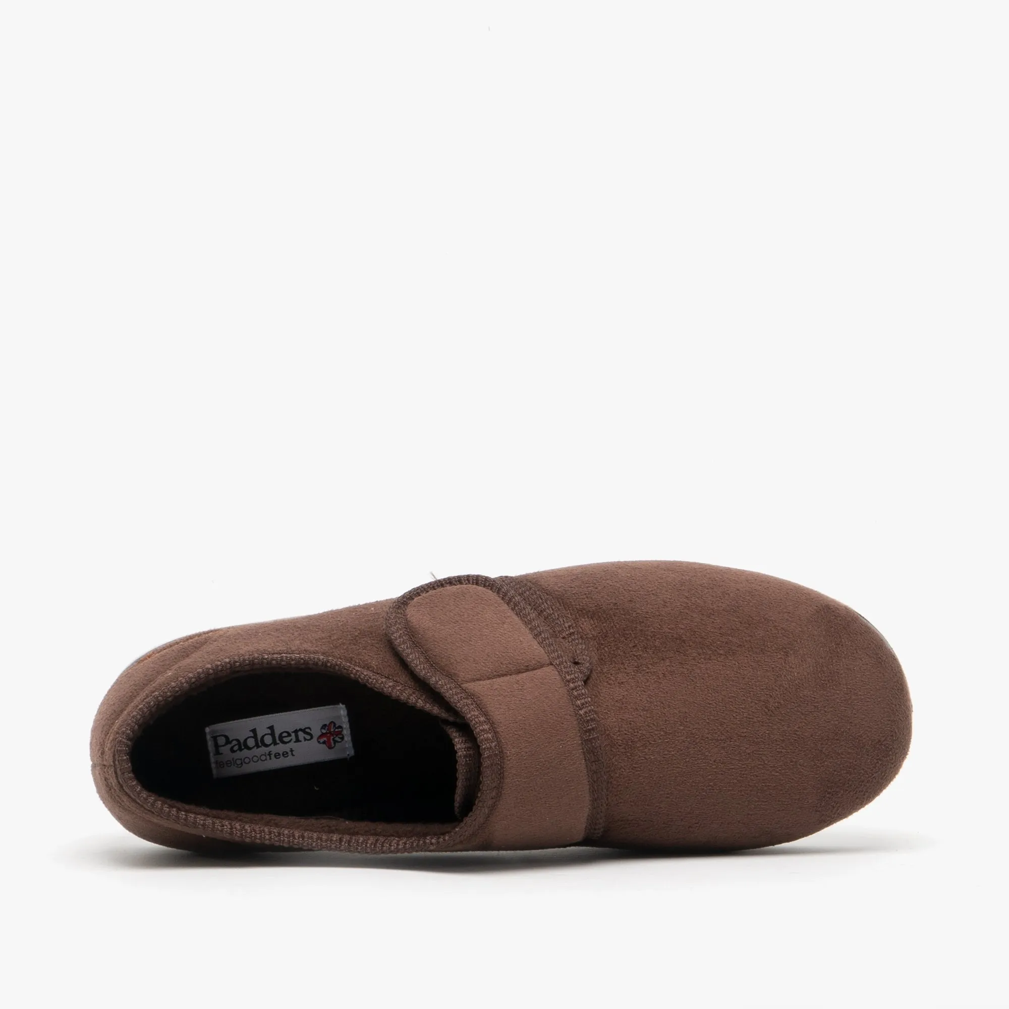 Padders CHARLES Mens (G Fit) Touch Fasten Full Slippers Brown sold by Shuperb product image thumbnail 4
