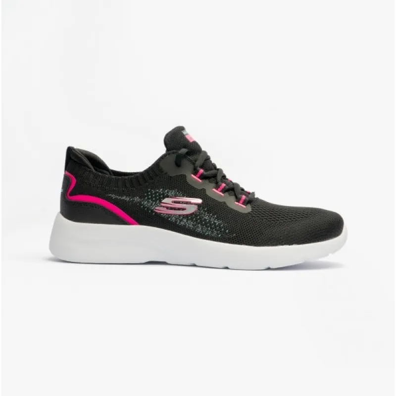 Skechers 149546/BKPK DYNAMIGHT 2.0-DAYTIME STRIDE Womens Trainers Black sold by Shuperb
