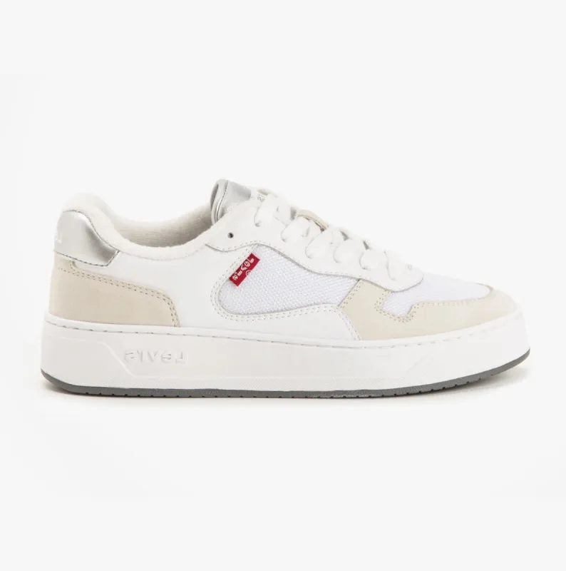 Levi's GLIDE S Womens Trainers Regular White sold by Shuperb