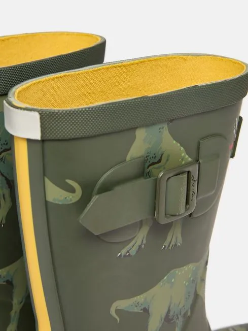 Joules JNR WELLY PRINT Boys Wellies Green Dino sold by Shuperb product image thumbnail 4
