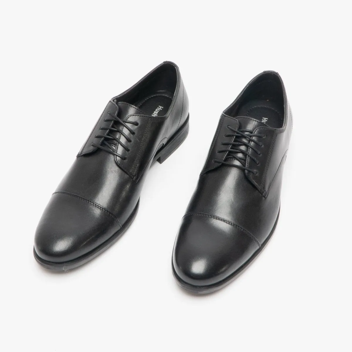 Hush Puppies OLLIE Mens Leather Toe Cap Shoes Black sold by Shuperb product image thumbnail 3