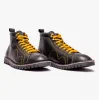 Popps 1961 MOD Mens Leather Boots Black sold by Shuperb