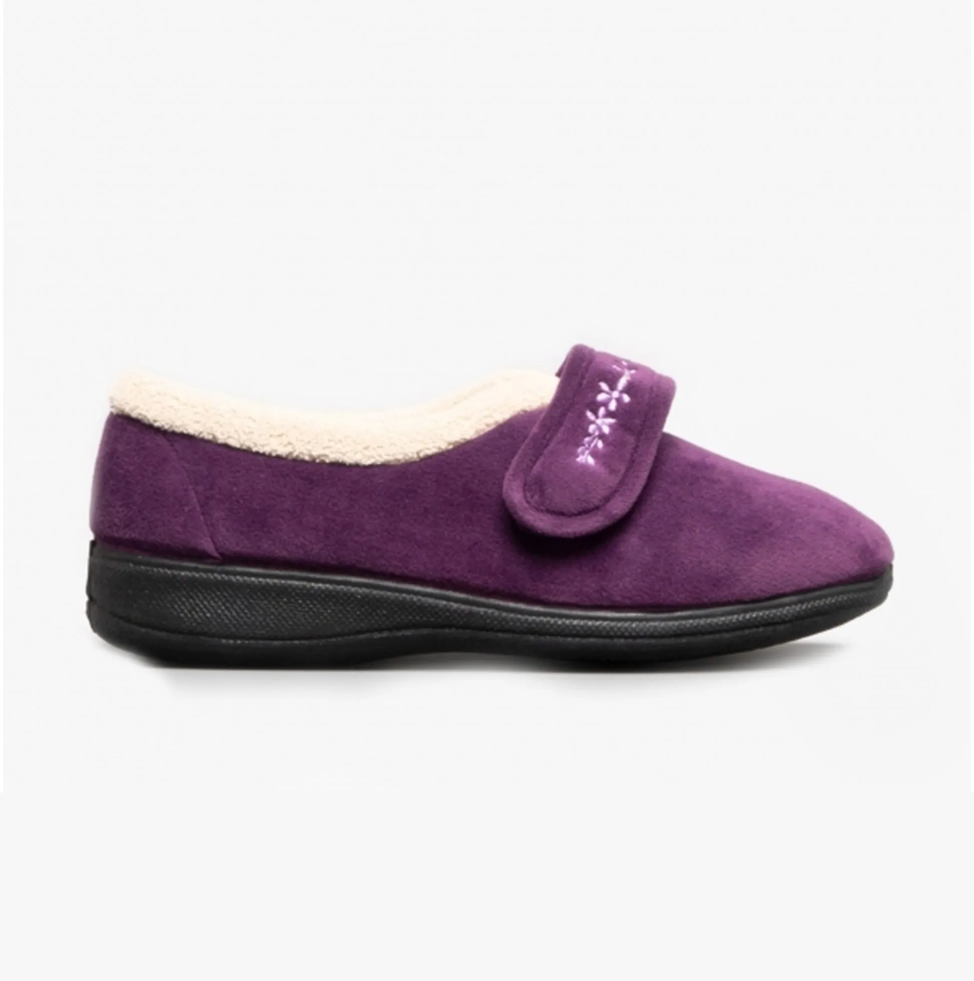 Fleet & Foster CAPA Womens Slippers Plum sold by Shuperb