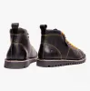 Popps 1961 MOD Mens Leather Boots Black sold by Shuperb