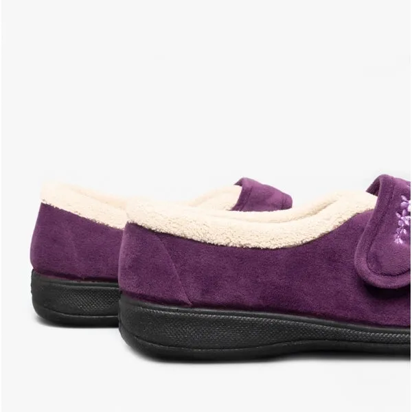 Fleet & Foster CAPA Womens Slippers Plum sold by Shuperb product image thumbnail 4