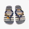 Havaianas HAV TOP Unisex Classic Flip-Flops Beige/Navy sold by Shuperb