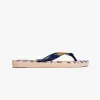 Havaianas HAV TOP Unisex Classic Flip-Flops Beige/Navy sold by Shuperb