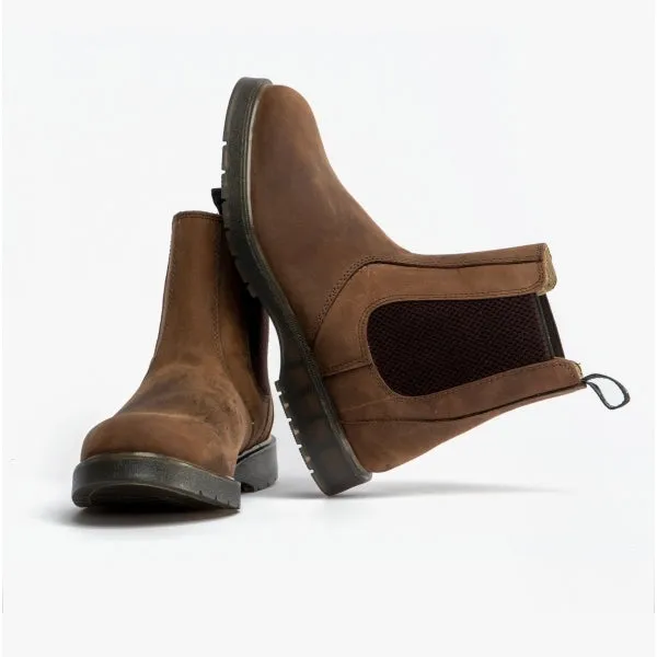 Grafters BELGRAVIA Unisex Chelsea Boots Waxy Brown sold by Shuperb product image thumbnail 4