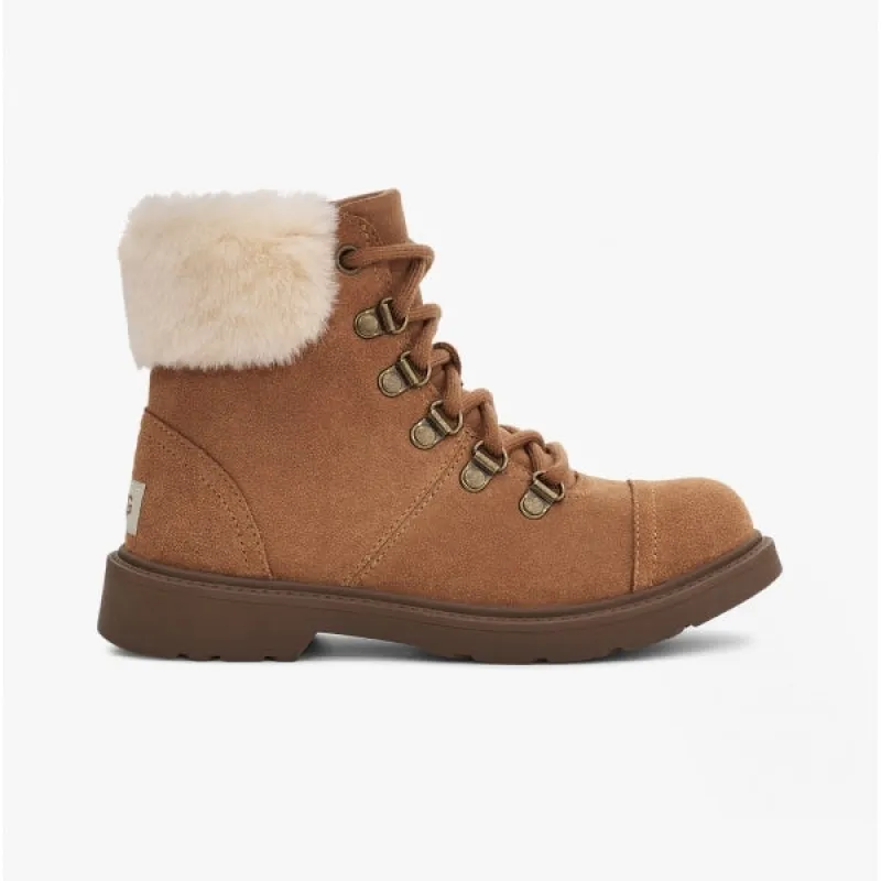 AZELL HIKER WEATHER Unisex Suede Boots Chestnut Suede made by UGG