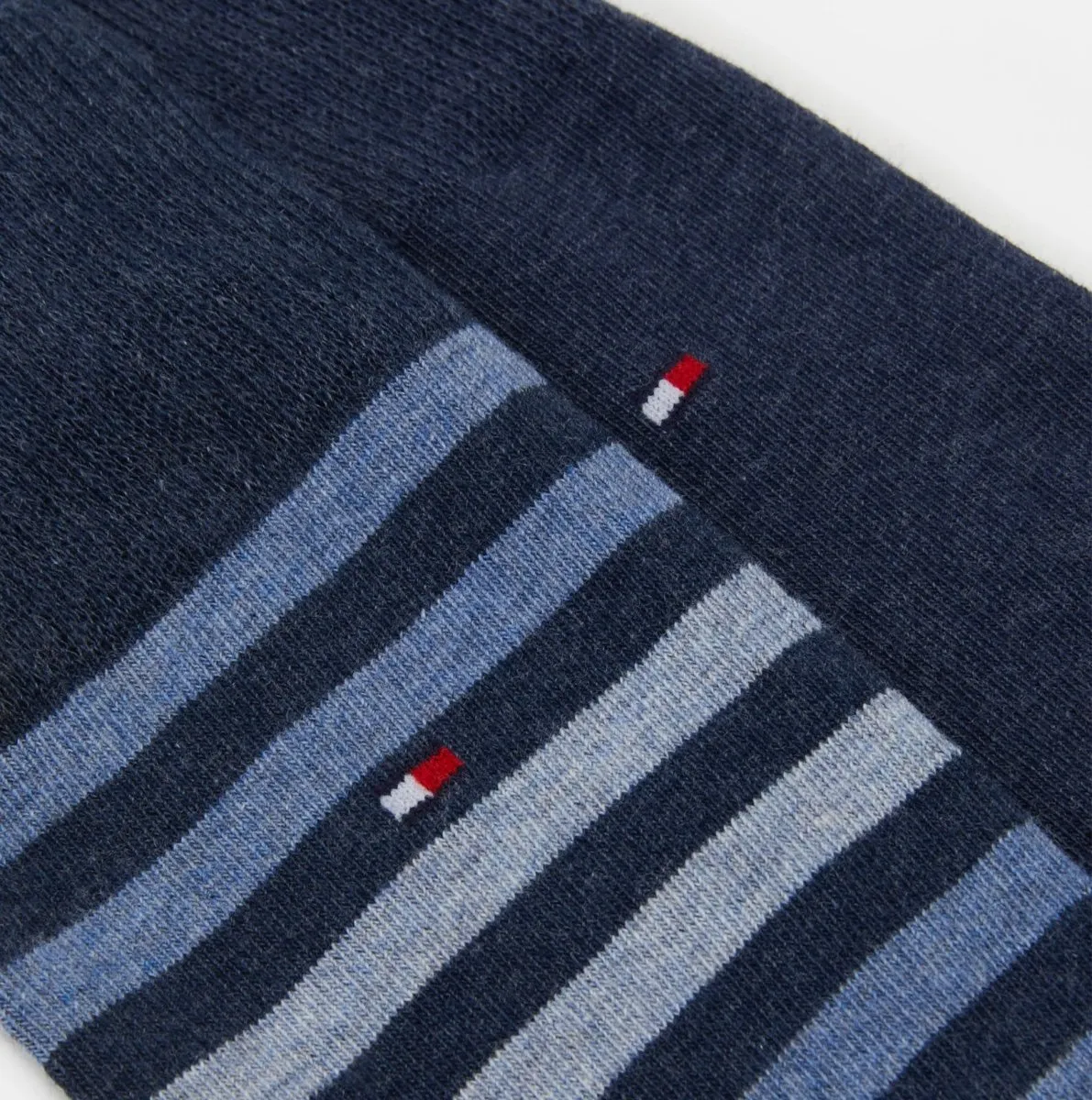 2 Pack Mens Crew Stripe Socks Navy sold by Shuperb product image thumbnail 2