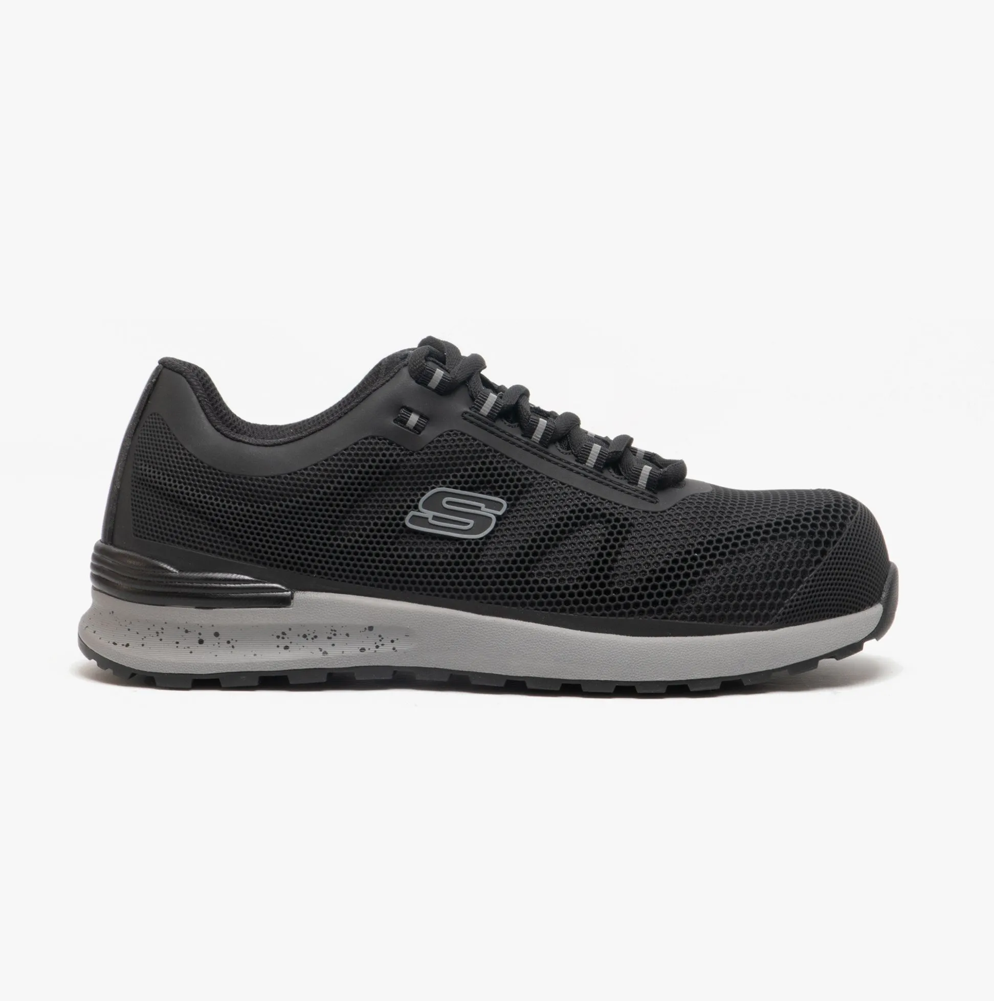 Skechers Work 77180EC BULKLIN - LYNDALE Mens Safety Trainers Black sold by Shuperb