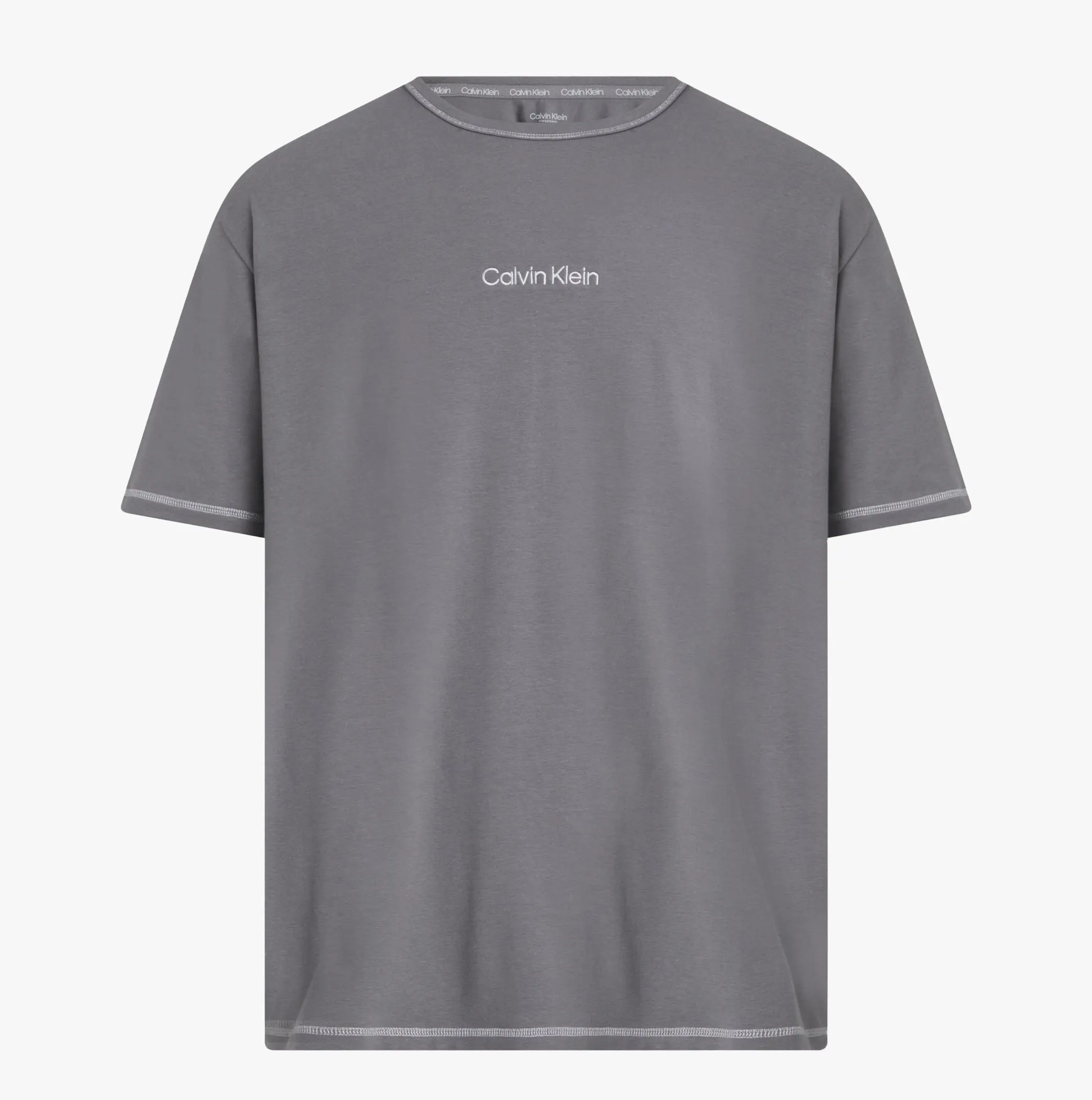 Calvin Klein FUTURE SHIFT Mens Lounge Crew Neck T-Shirt Grey sold by Shuperb