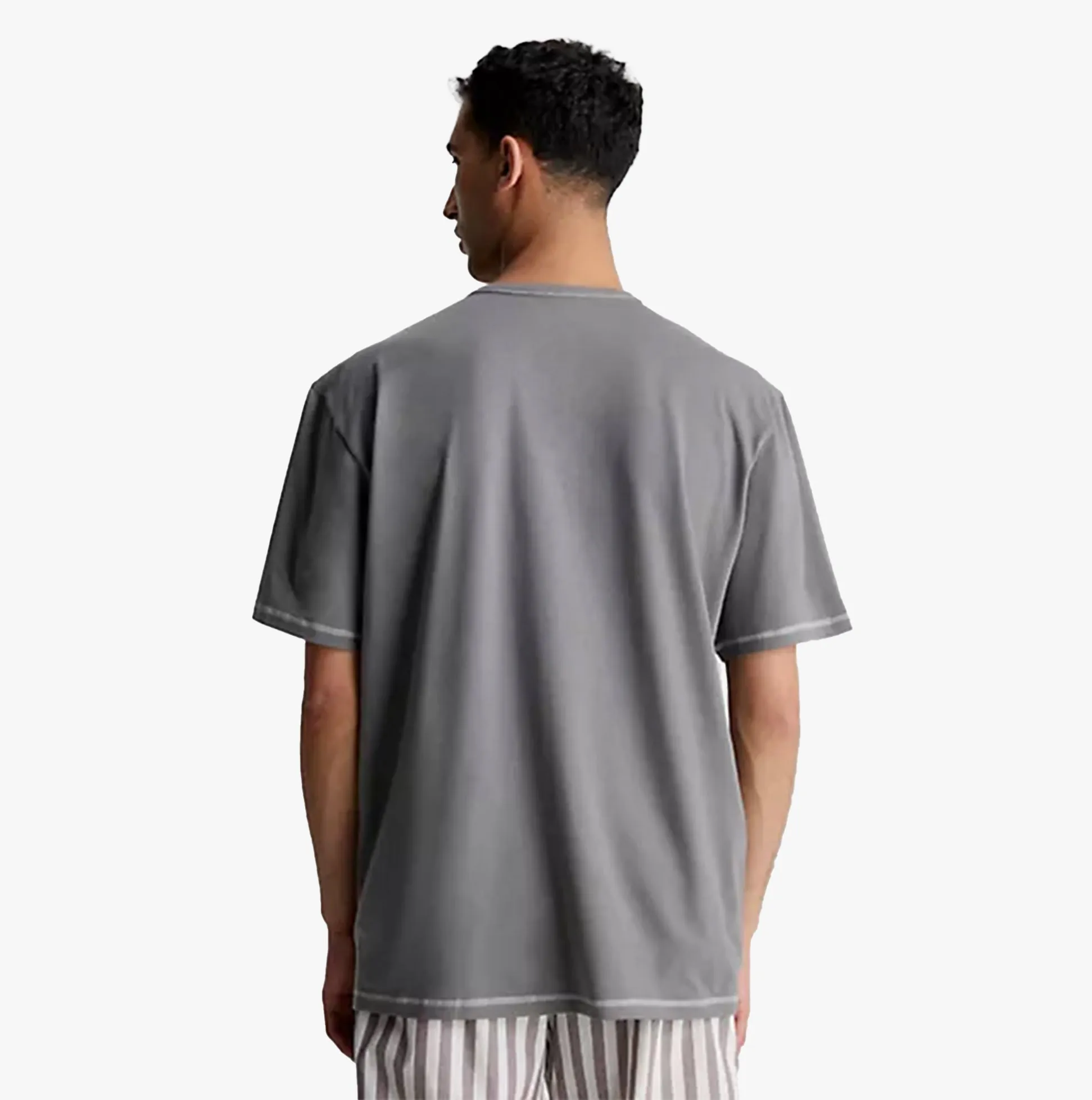 Calvin Klein FUTURE SHIFT Mens Lounge Crew Neck T-Shirt Grey sold by Shuperb product image thumbnail 3