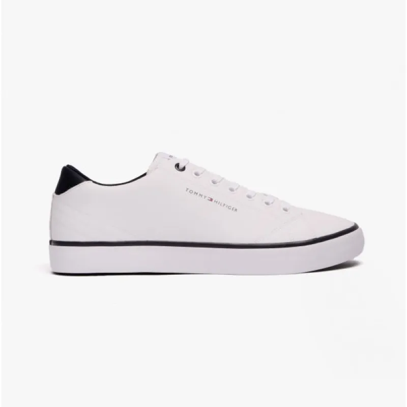 HI VULC Mens Leather Contrast Detail Trainers White sold by Shuperb