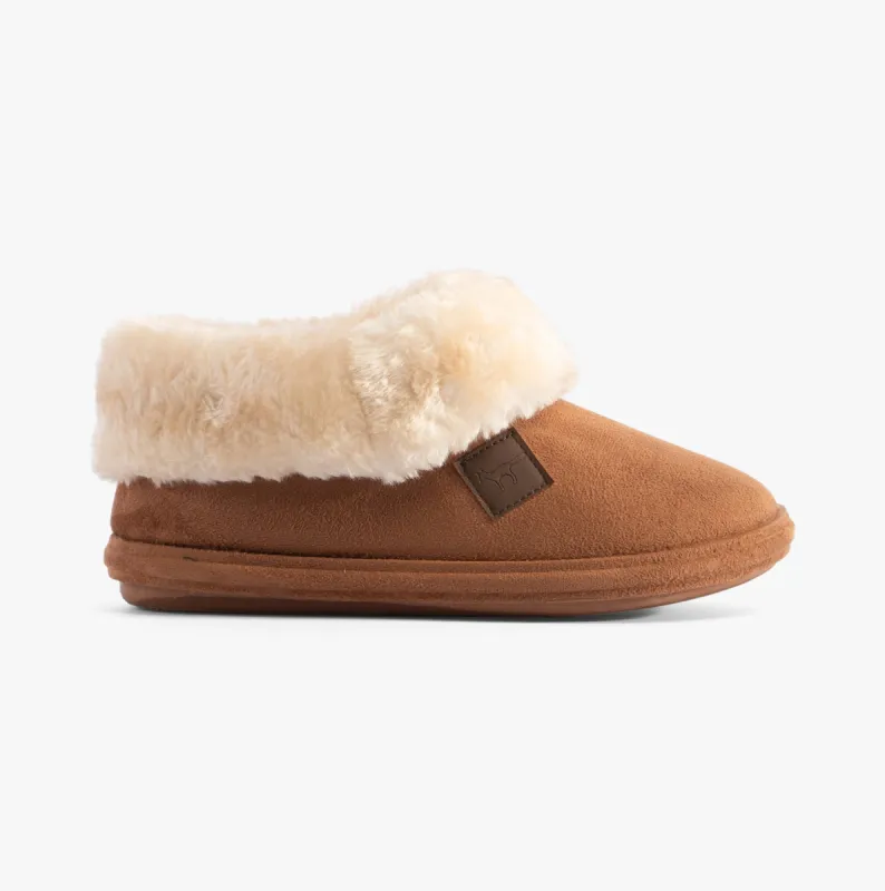 Jo & Joe CHILTERN Womens Slippers Cognac sold by Shuperb