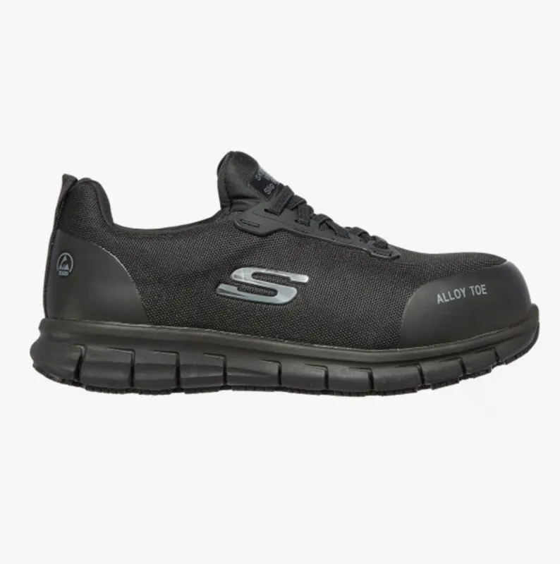 Skechers Work Skechers Work 108041EC SURE TRACK - JIXIE Womens Safety Trainers Black sold by Shuperb
