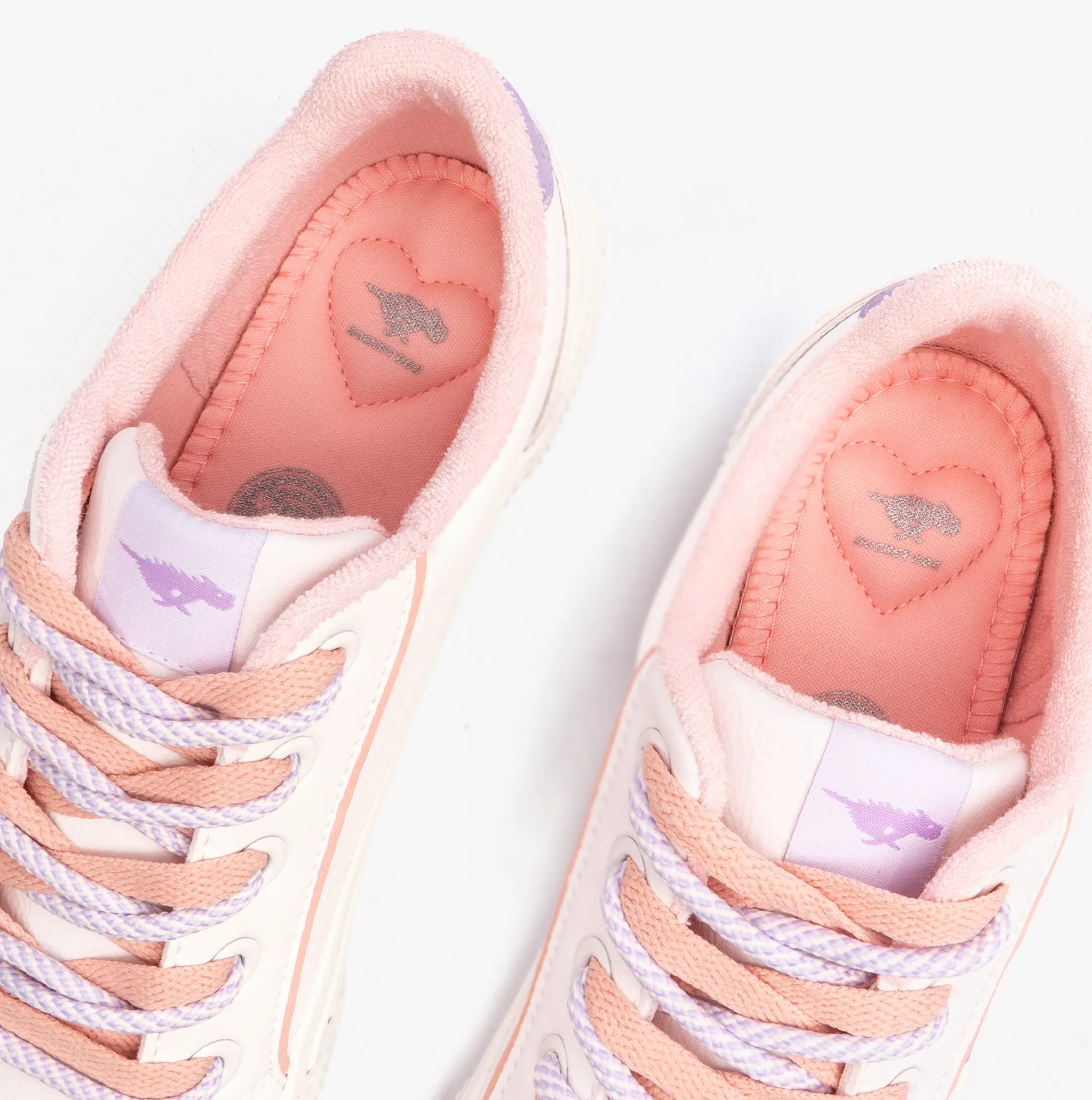 Rocket Dog CHEERY 80s Womens Trainers White/Lavender sold by Shuperb product image thumbnail 4