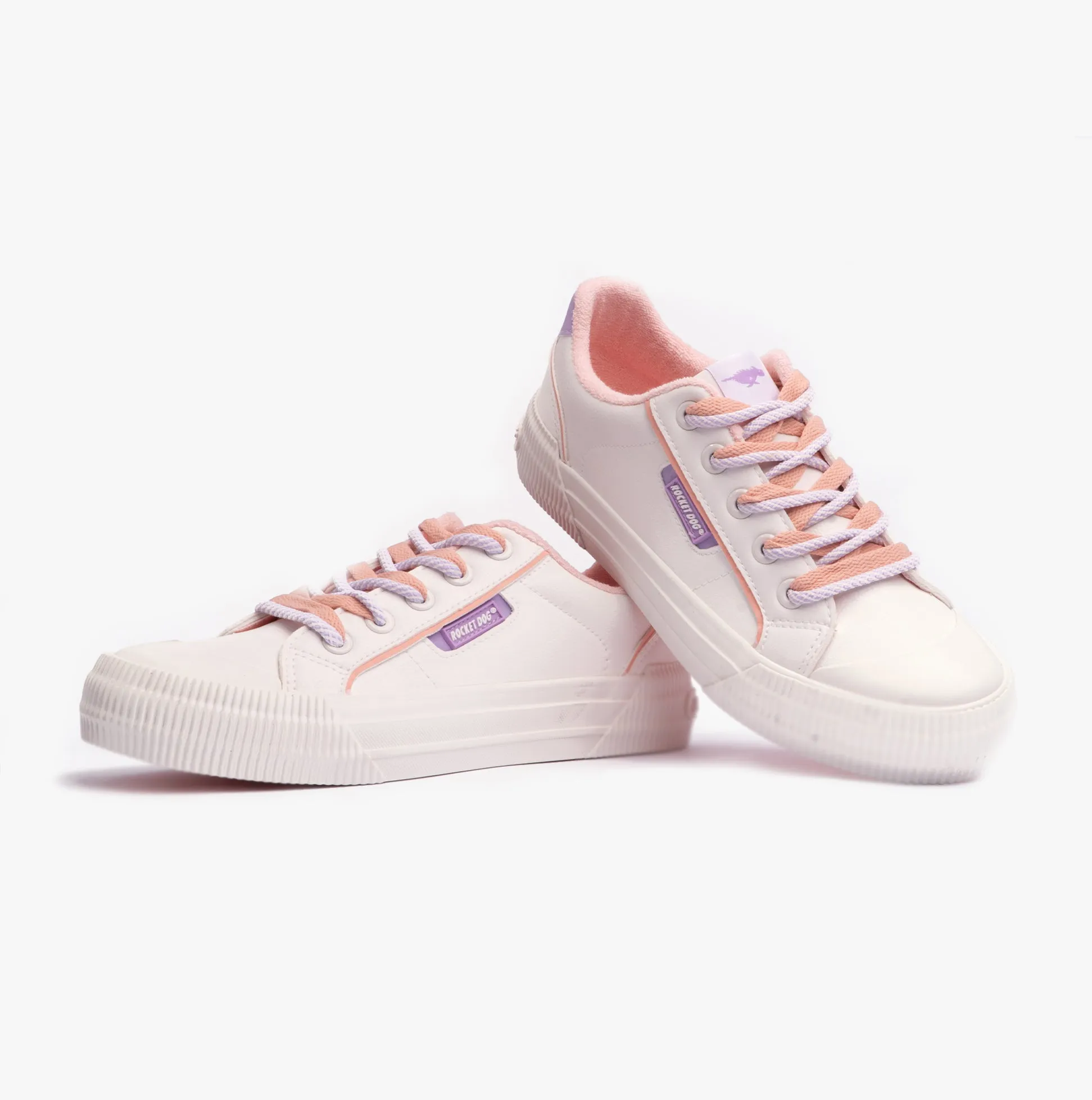 Rocket Dog CHEERY 80s Womens Trainers White/Lavender sold by Shuperb product image thumbnail 2