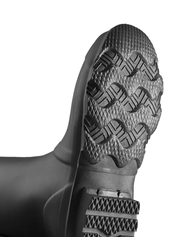 ARGYLL SHORT KNEE Unisex Wellies Black sold by Shuperb