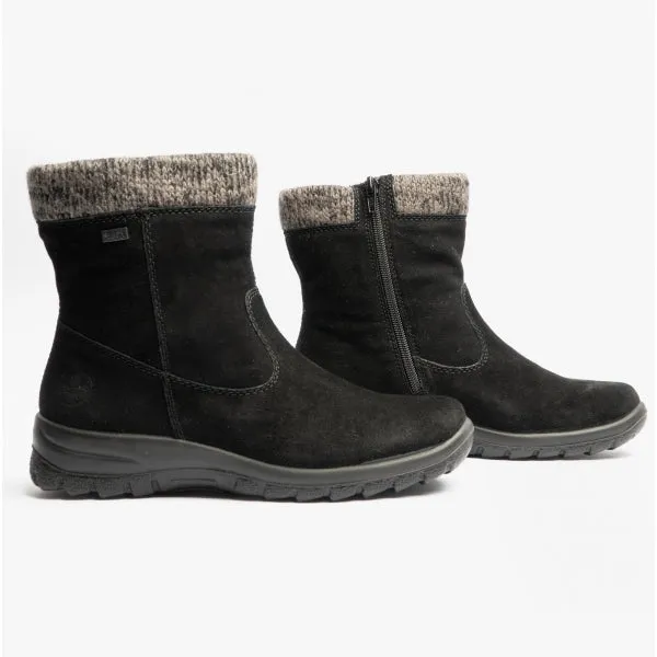 L7165-00 Ladies Leather Boots Black sold by Shuperb product image thumbnail 4