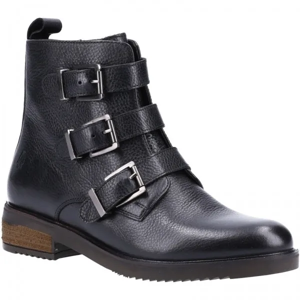 Hush Puppies PRIA Womens Leather Ankle Boots Black sold by Shuperb