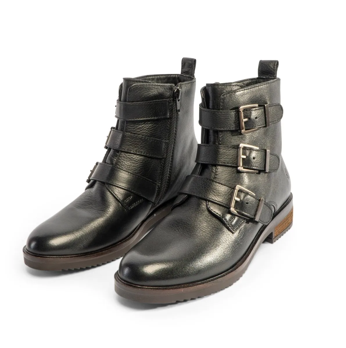 Hush Puppies PRIA Womens Leather Ankle Boots Black sold by Shuperb product image thumbnail 4