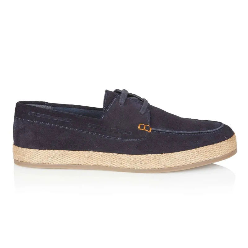 Silver Street London NORTHOLT Mens Boat Shoes Navy made by Shuperb