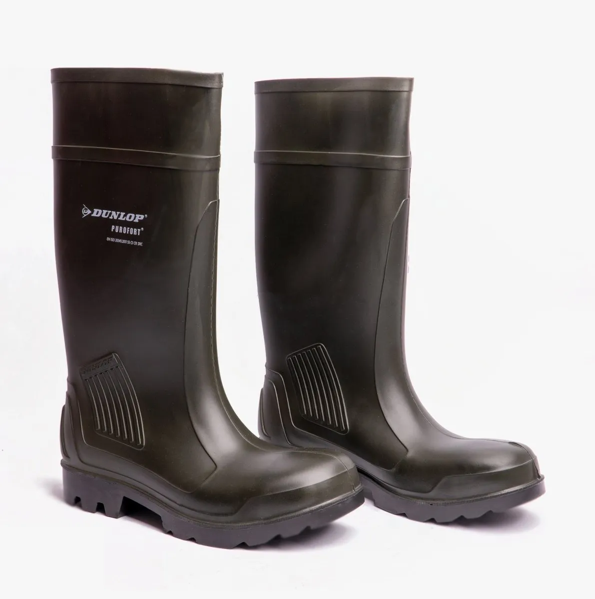 Dunlop PUROFORT PROFESSIONAL Unisex Safety Wellington Boots Green sold by Shuperb product image thumbnail 2