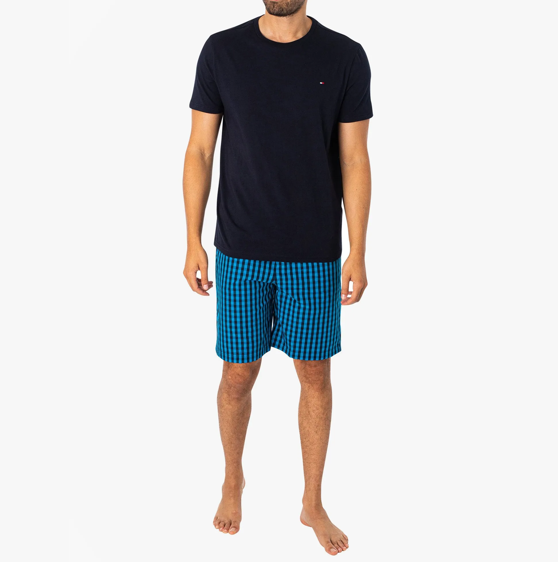 SHORT WOVEN Mens Pyjama Set Desert Sky/Heritage Gingham sold by Shuperb product image thumbnail 2