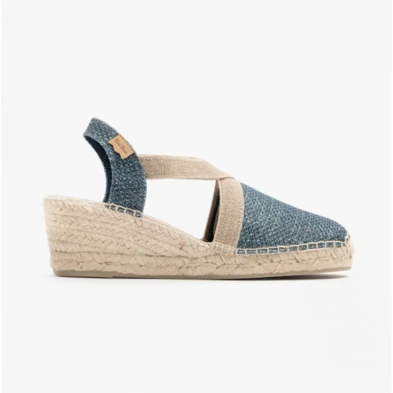 Toni Pons TRITON Womens Espadrille Sandals Navy sold by Shuperb