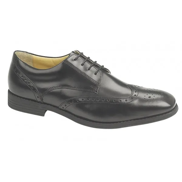 TredFlex BUCKINGHAM Mens Leather Brogue Shoes Black sold by Shuperb