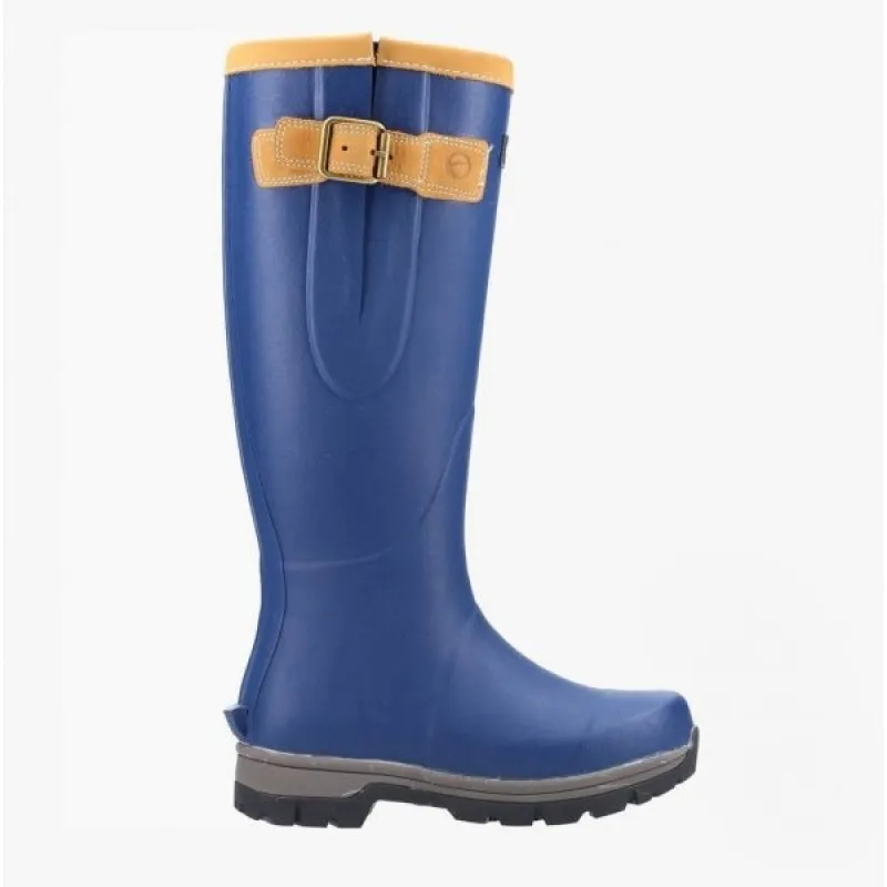 Cotswold STRATUS Unisex Rubber Wellington Boots Blue sold by Shuperb
