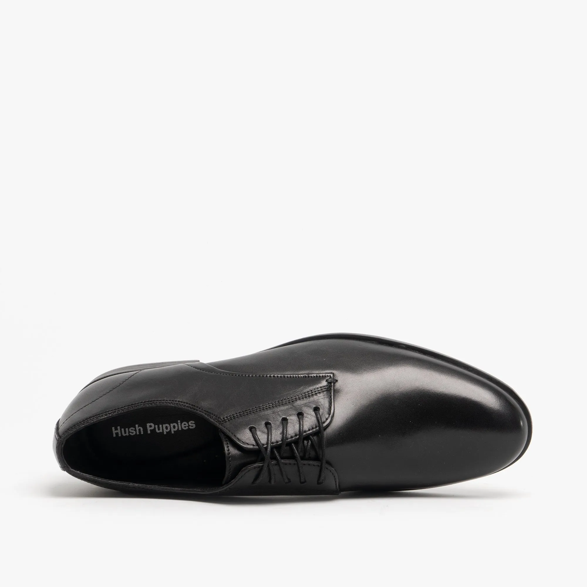 Hush Puppies OSCAR Mens Leather Derby Shoes Black sold by Shuperb product image thumbnail 4