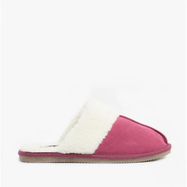 Hush Puppies ARIANNA Womens Suede Mule Slippers Pink sold by Shuperb product image thumbnail 2
