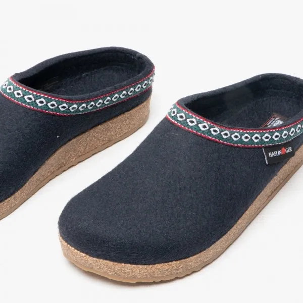 Haflinger FRANZL Womens Wool Clogs Navy sold by Shuperb product image thumbnail 4