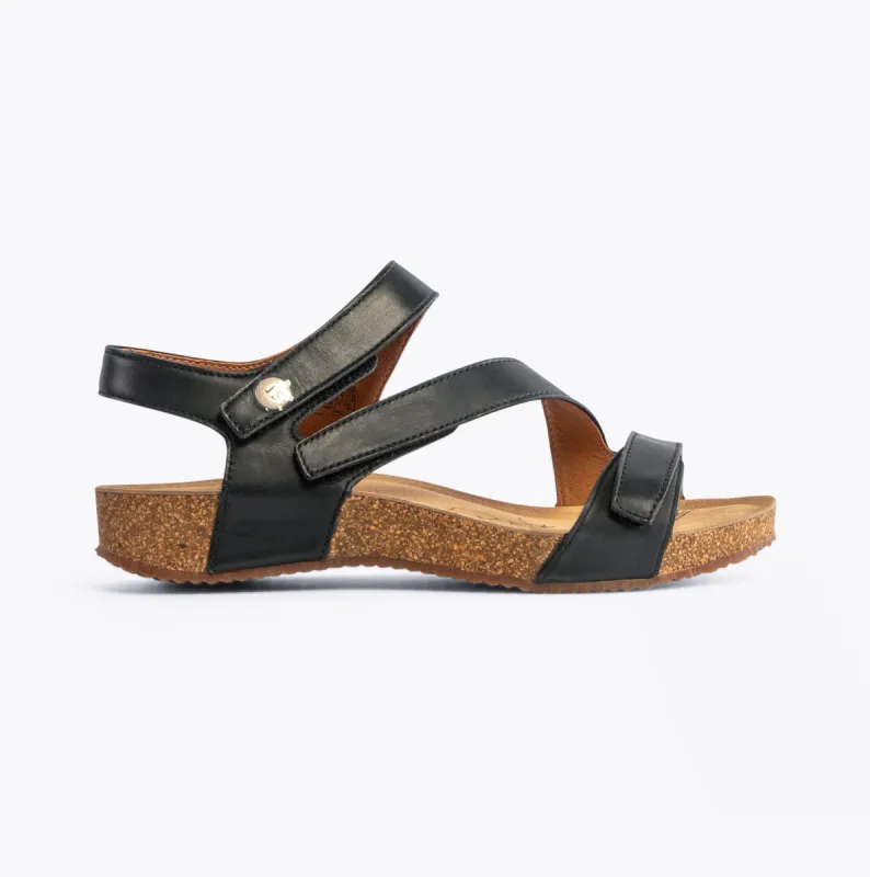 Josef Seibel TONGA 25 Womens Strappy Sandals Black sold by Shuperb